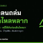 ดินโคลนถล่ม น้ำป่าไหลหลาก สัญญาณเตือนและวิธีเอาตัวรอด E26BLC